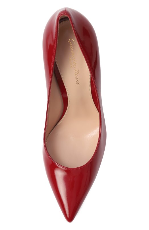 Лакированные туфли Gianvito 105 Gianvito Rossi G28470.15RIC.NUIR0UG Красный  G28470.15RIC.NUIR0UG Фото 6