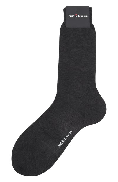 Мужские хлопковые носки KITON, арт. UCALZ10X0751A05