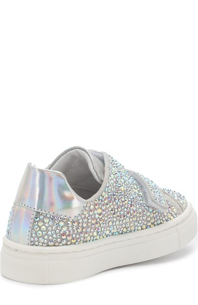 Замшевые кеды с застежками велькро и стразами MISSOURI, арт. 4520/27-30, фото 3