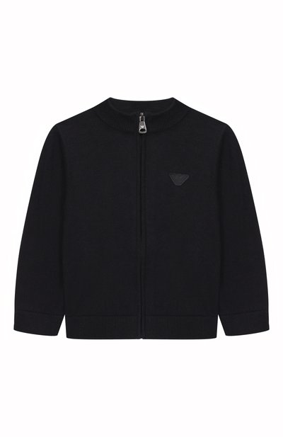 Кардиган из хлопка и шерсти EMPORIO ARMANI, арт. EB000447/AF15211