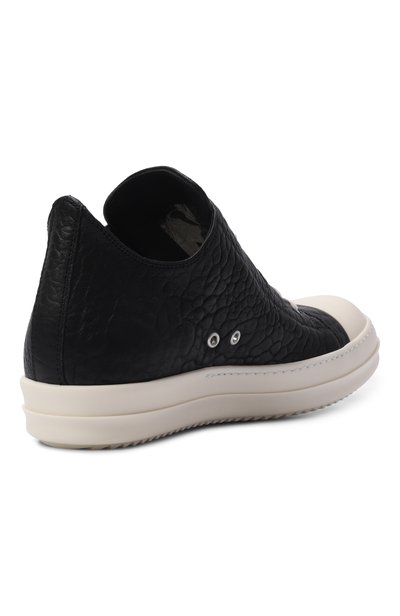 Кожаные кеды tower low RICK OWENS черного цвета по цене 99500 руб., арт. RU02F4891/LBB, фото 4 Кожаные кеды tower low RICK OWENS, арт. RU02F4891/LBB, фото 4