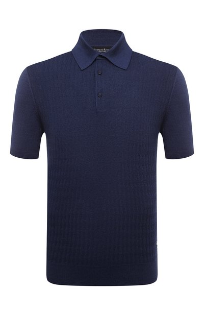 Мужская поло из хлопка и шелка STEFANO RICCI, арт. K818066P13/F24171