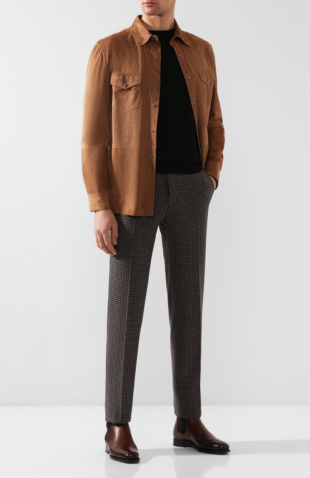 Замшевая рубашка BRUNELLO CUCINELLI, арт. MPCLB1721, фото 2