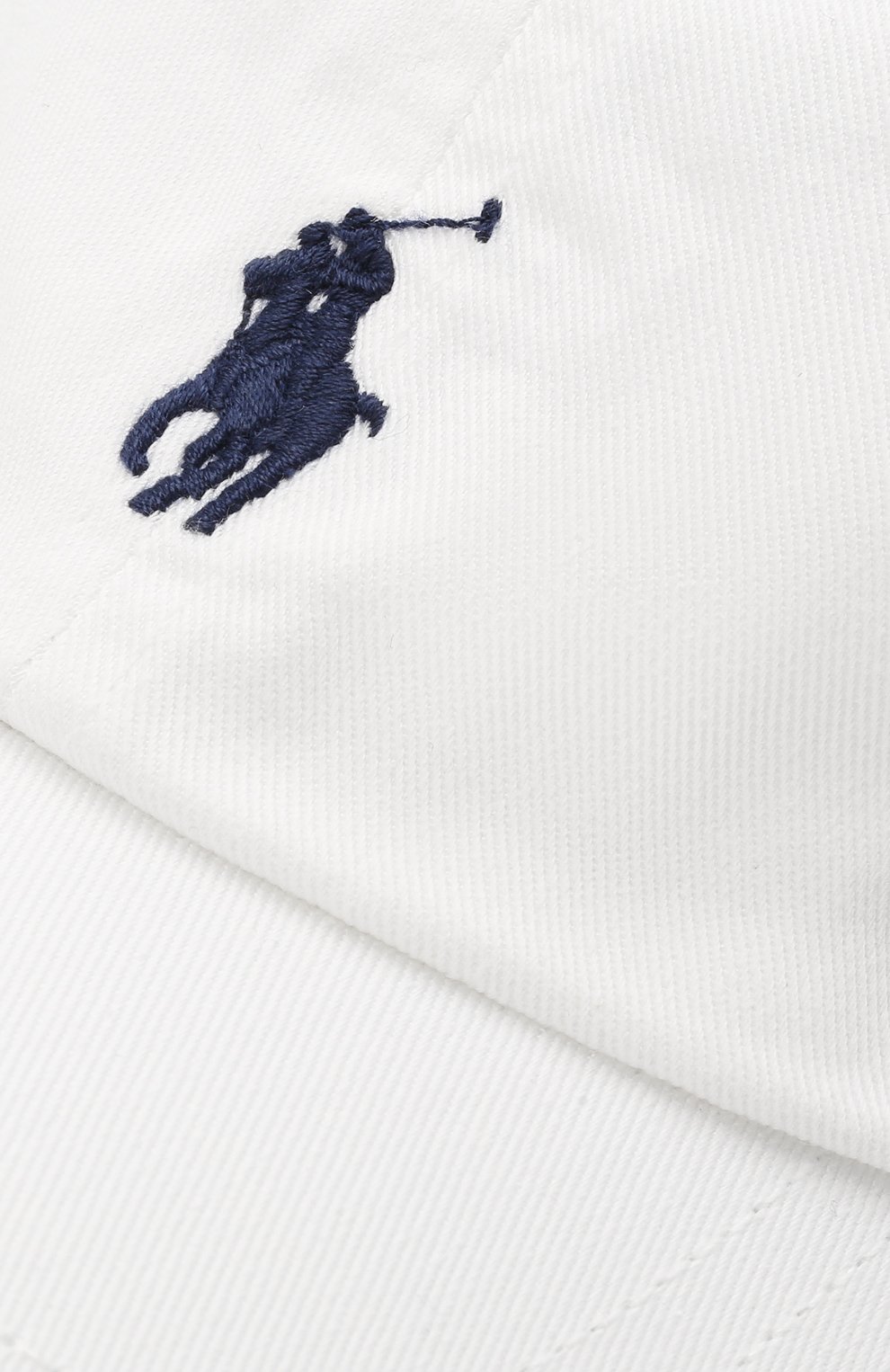 Хлопковая бейсболка POLO RALPH LAUREN белого цвета по цене 3995 руб., арт. 323552489, фото 3 Хлопковая бейсболка POLO RALPH LAUREN, арт. 323552489, фото 3
