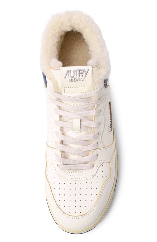 Кожаные кеды Med-Way Autry A1UNMYMMKX06 Кремовый  A1UNMYMMKX06 Фото 6