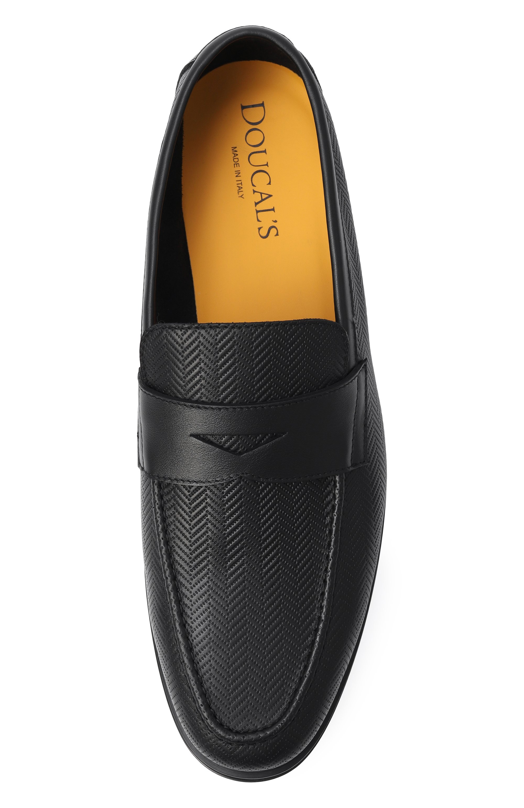 Кожаные пенни-лоферы DOUCAL'S, арт. DU3390N0TTUY216N, фото 6