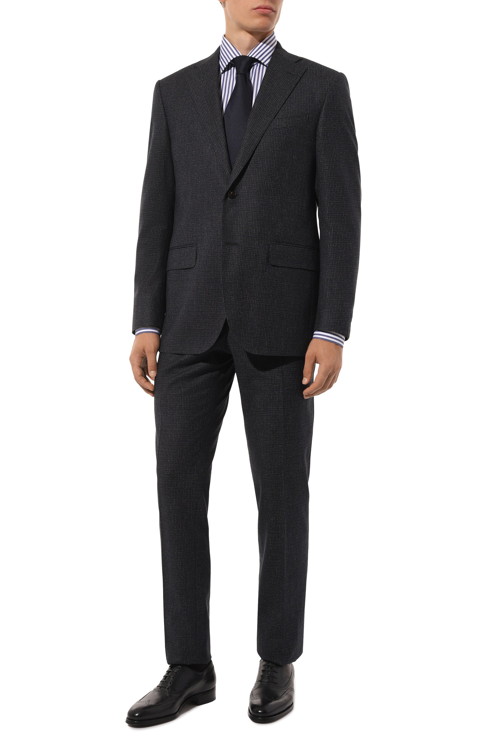 Костюм из шерсти и хлопка CORNELIANI, арт. 946008-9417546_SET, фото 1