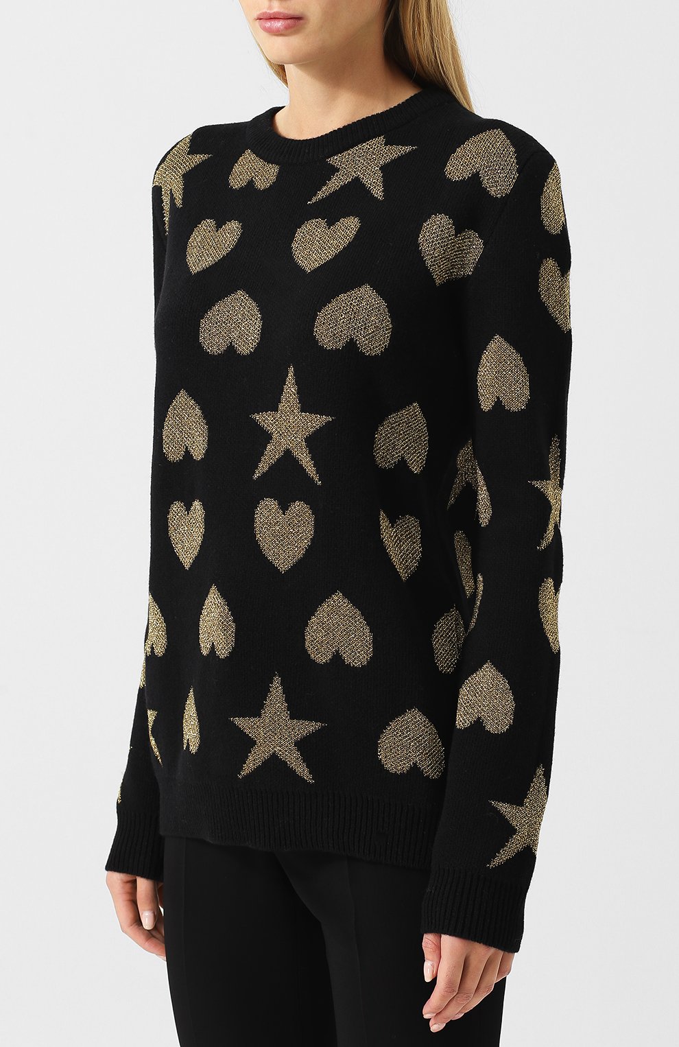 Шерстяной пуловер с вышитым принтом GUCCI, арт. 543445/X936B, фото 3