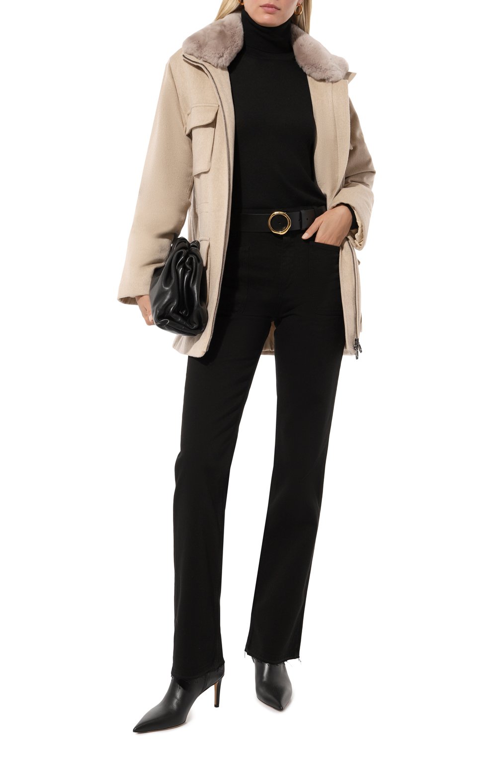 Кожаные ботильоны KITON, арт. D56823K0524F10, фото 2