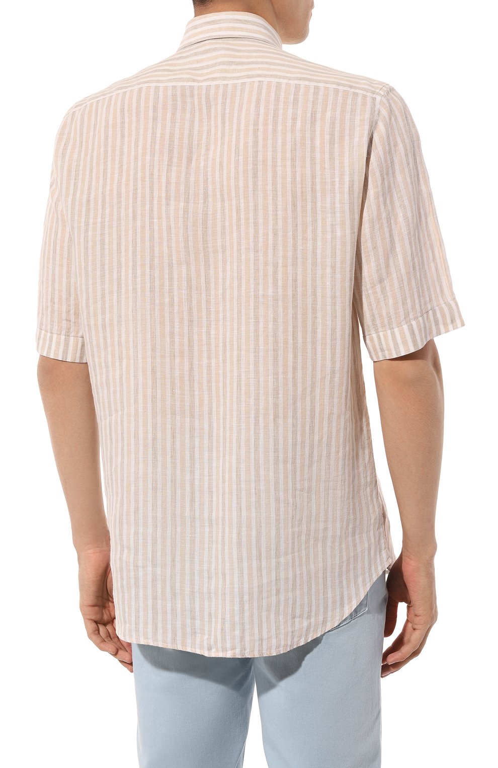 Льняная рубашка STEFANO RICCI бежевого цвета по цене 86250 руб., арт. MC007469/LX2715, фото 4 Льняная рубашка STEFANO RICCI, арт. MC007469/LX2715, фото 4