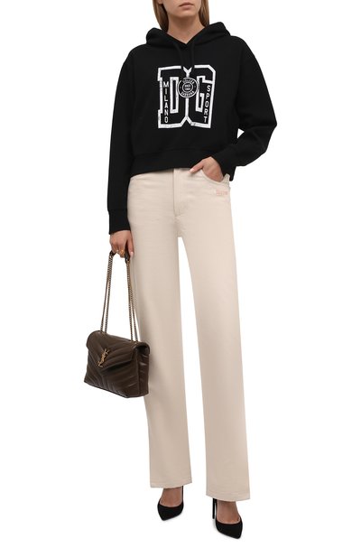 Хлопковое худи DOLCE & GABBANA черного цвета по цене 72150 руб., арт. F9K14T/G7BEQ, фото 2 Хлопковое худи DOLCE & GABBANA, арт. F9K14T/G7BEQ, фото 2