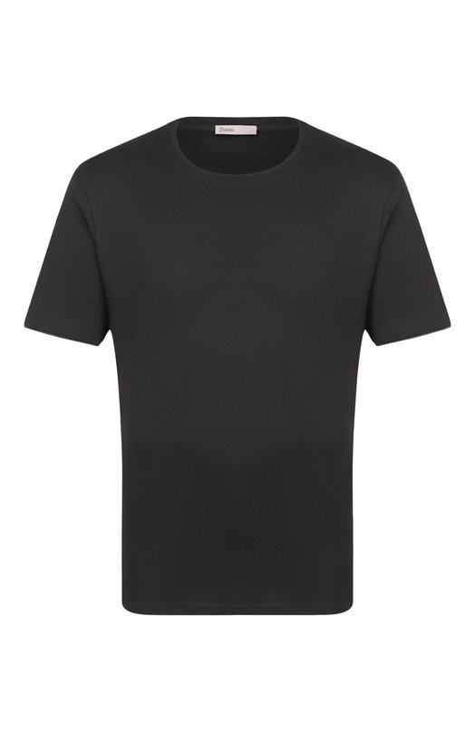Хлопковая футболка Herno JG00031UR/52052 Чёрный JG00031UR/52052