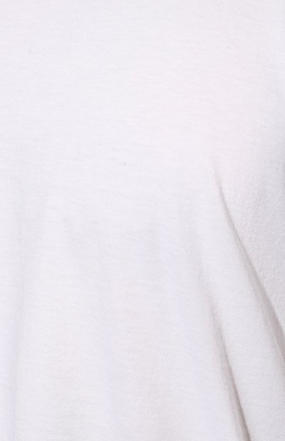 Хлопковая футболка SAINT LAURENT белого цвета по цене 32650 руб., арт. 554302/YB2FT, фото 5 Хлопковая футболка SAINT LAURENT, арт. 554302/YB2FT, фото 5