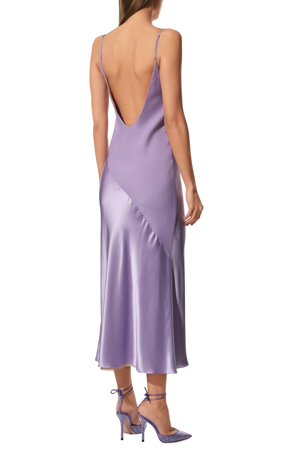 Двустороннее атласное платье LESYANEBO, арт. FW22/H-212/Qu, фото 4
