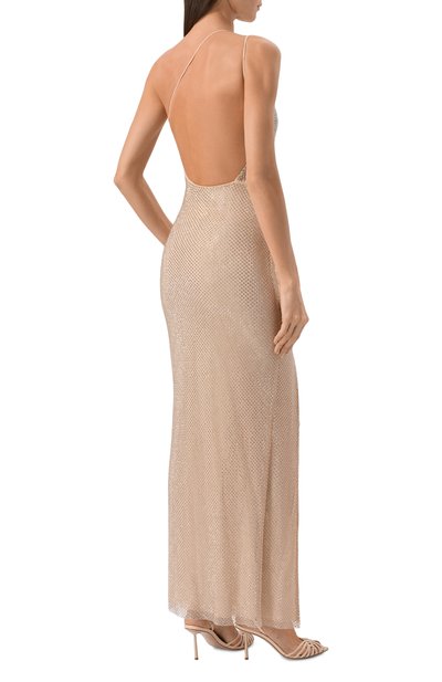 Платье с отделкой стразами SELF-PORTRAIT, арт. SC25002XCH, фото 3