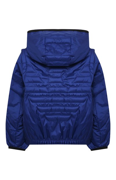 Куртка с капюшоном EMPORIO ARMANI синего цвета по цене 23400 руб., арт. 3KHBT7/1NLYZ/9M, фото 2 Куртка с капюшоном EMPORIO ARMANI, арт. 3KHBT7/1NLYZ/9M, фото 2