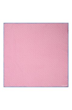 Мужской шелковый платок LANVIN розового цвета, арт. 3806/HANDKERCHIEF | Фото 3 (Материал: Текстиль, Шелк; Нос: Не проставлено; Материал сплава: Проставлено)