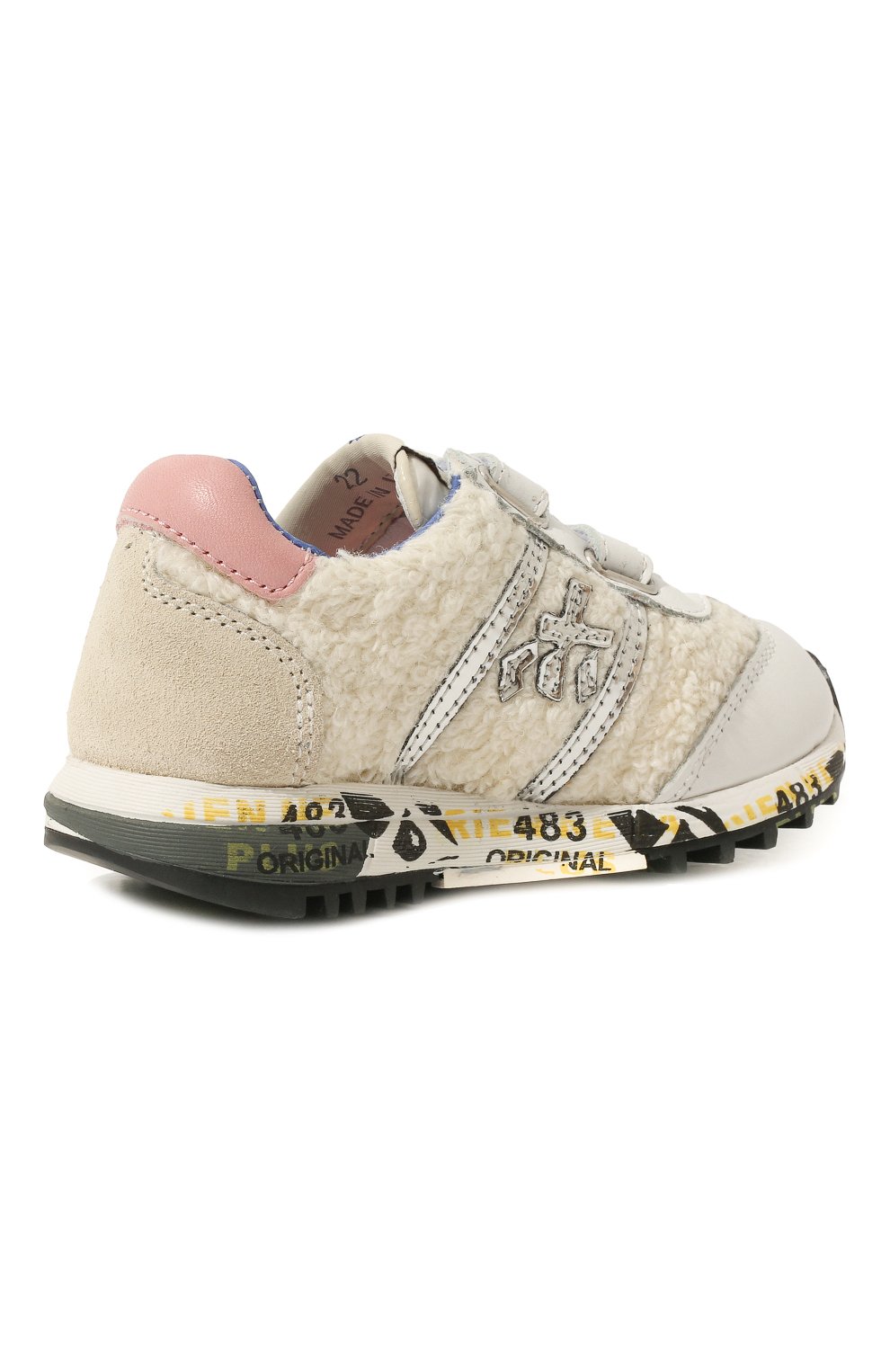 Кроссовки из кожи и текстиля PREMIATA WILL BE белого цвета по цене 19600 руб., арт. LUCY V/15021704/T0D, фото 3 Кроссовки из кожи и текстиля PREMIATA WILL BE, арт. LUCY V/15021704/T0D, фото 3