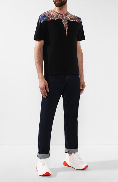 Хлопковая футболка MARCELO BURLON, арт. CMAA018F19001022, фото 2