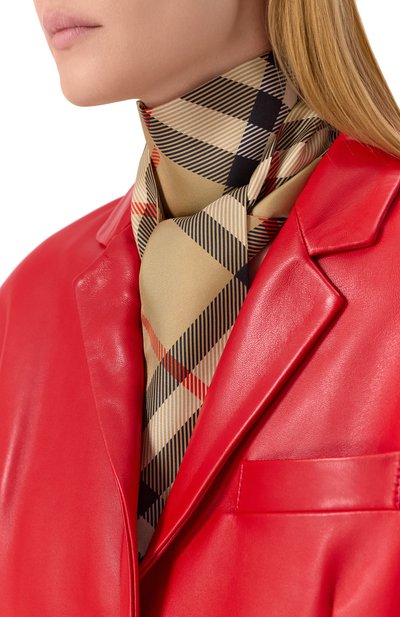 Шелковый шарф-твилли BURBERRY, арт. 8088136, фото 2