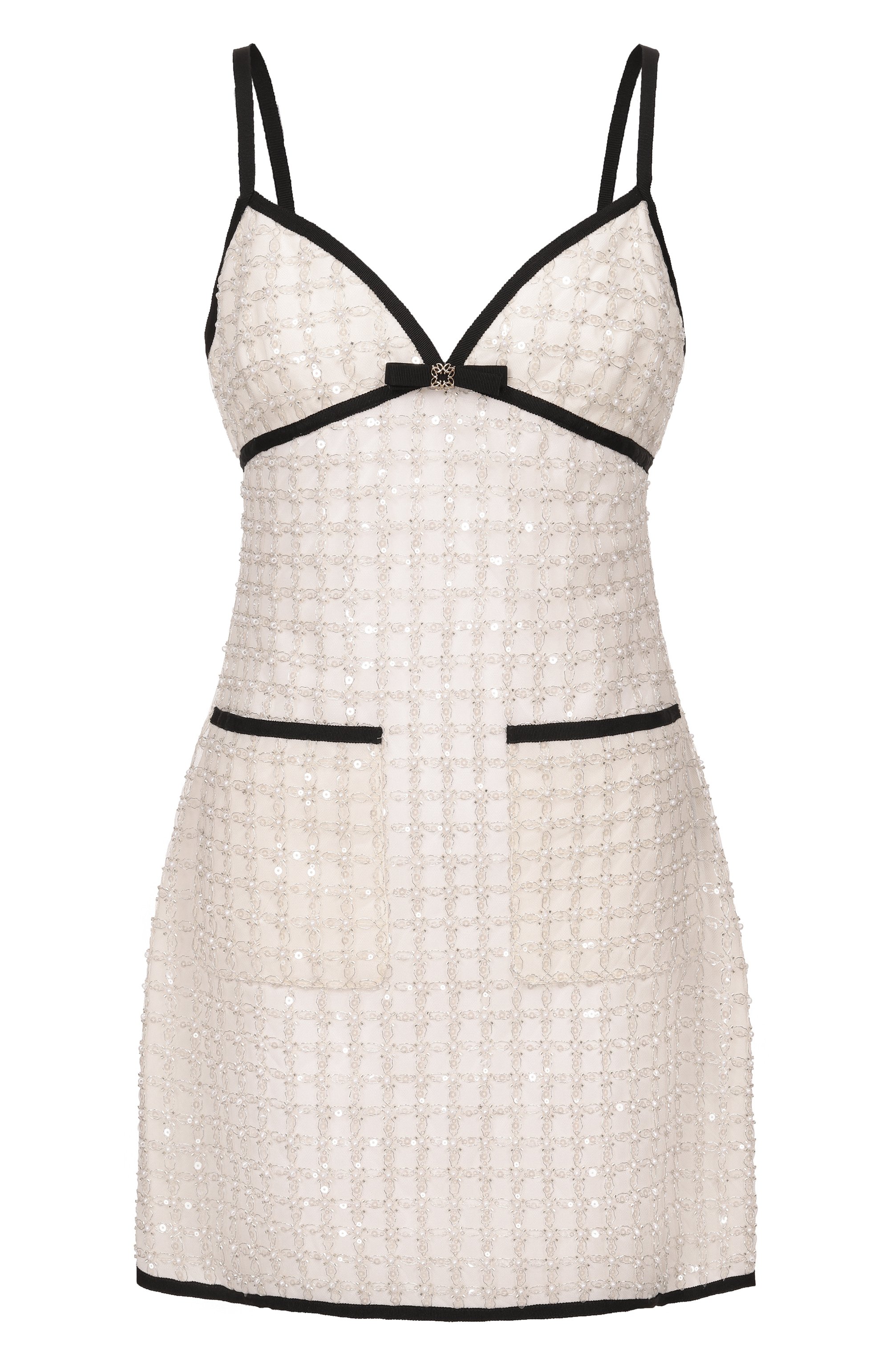 Платье с отделкой пайетками и бисером ELIE SAAB, арт. D1005AR26/TU023, фото 1