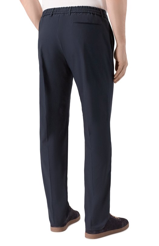 Хлопковые брюки Berwich SPIAGGIA 20/TECH01 Синий  SPIAGGIA 20/TECH01 Фото 4