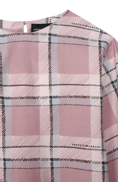 Блузка из хлопка и вискозы EMPORIO ARMANI, арт. EG000869/AF26738, фото 3