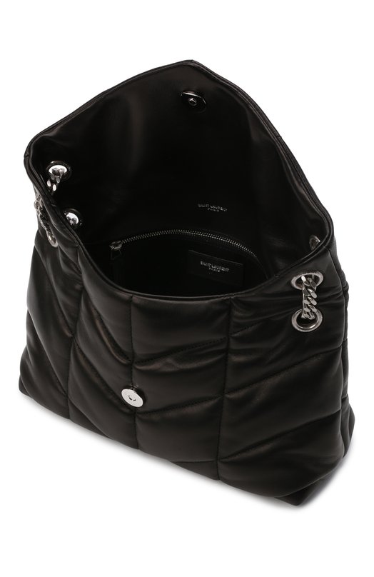 Сумка Puffer Loulou small Saint Laurent 577476/1EL00 Чёрный  577476/1EL00 Фото 5