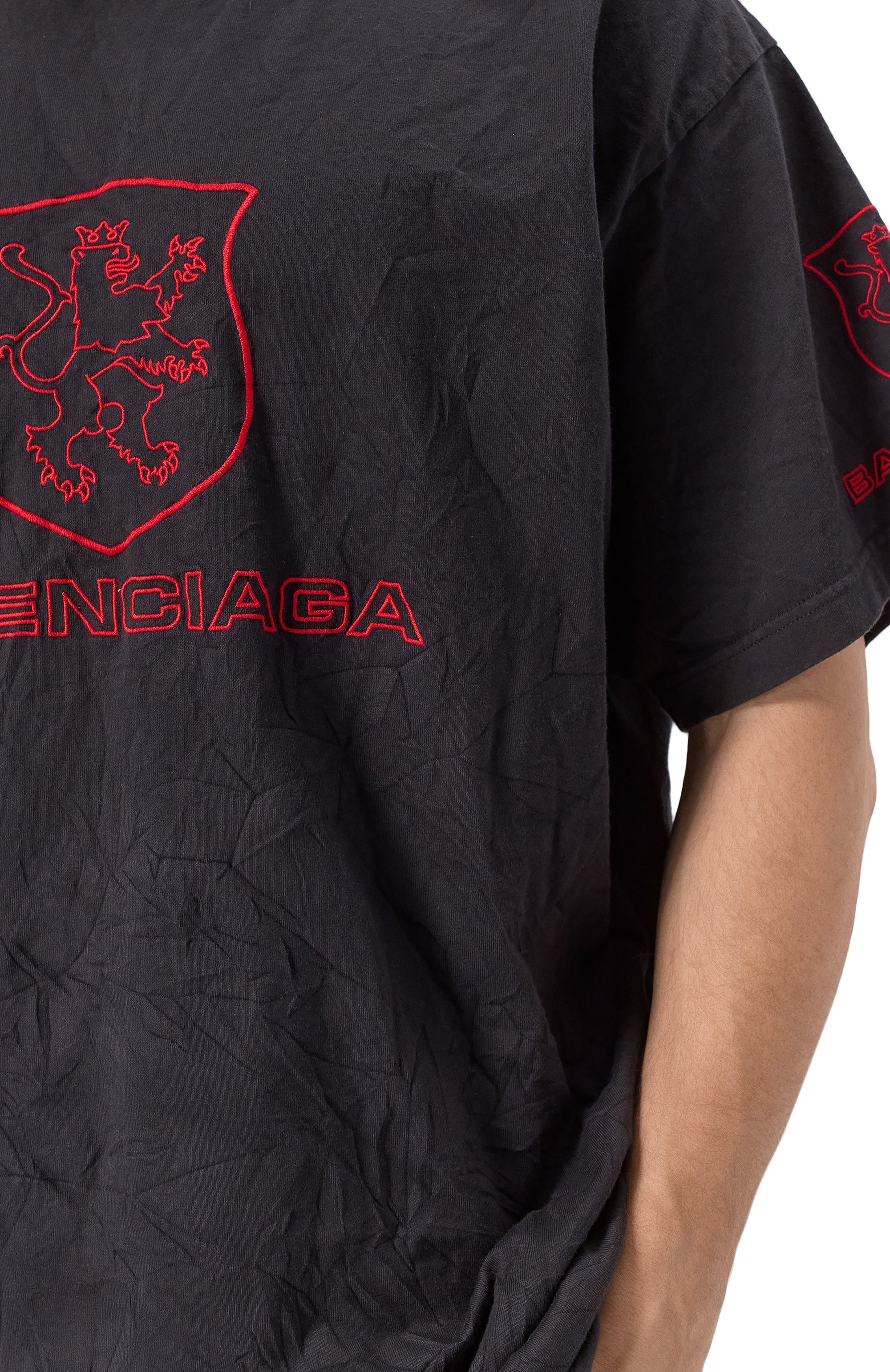 Хлопковая футболка BALENCIAGA, арт. 787349/TRVR9, фото 5