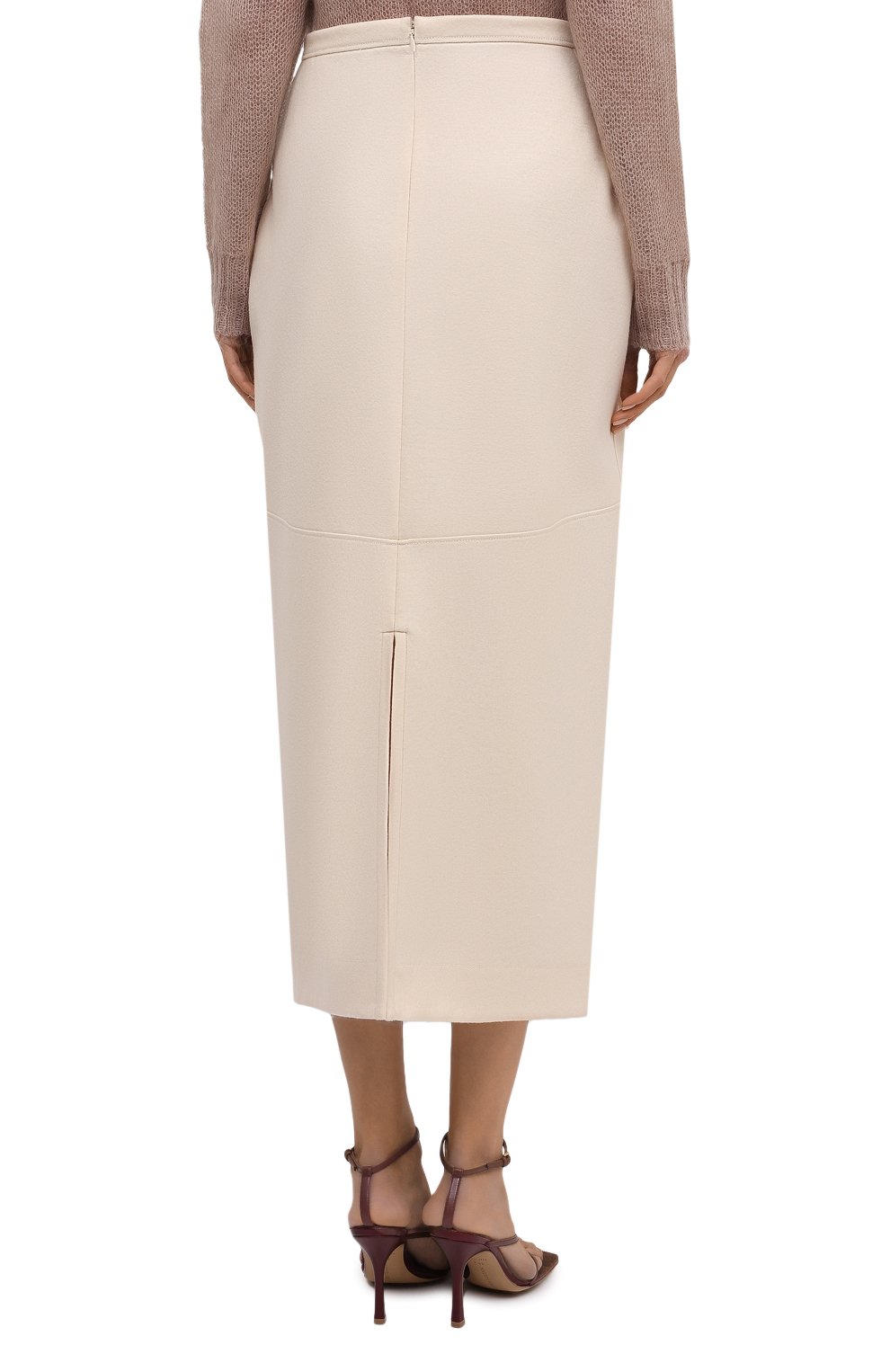 Шерстяная юбка JIL SANDER, арт. JSPT720009-WT207908A, фото 4