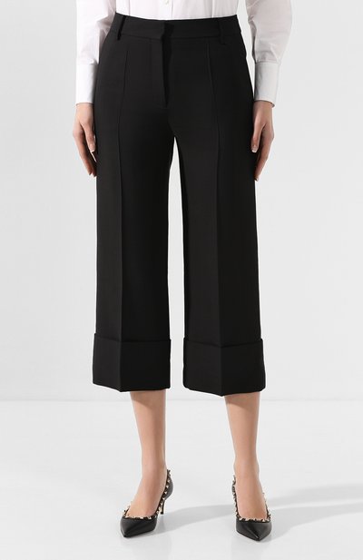 Брюки из смеси шерсти и шелка VALENTINO, арт. TB3RB3901CF, фото 3