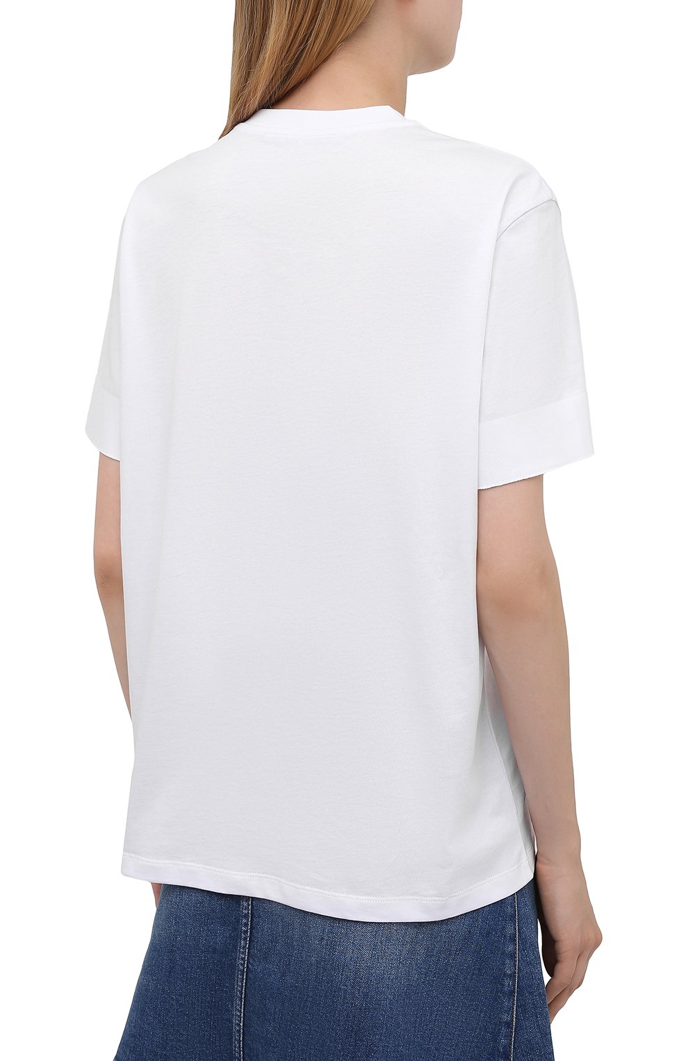 Хлопковая футболка STELLA MCCARTNEY, арт. 603736/SPW03, фото 4