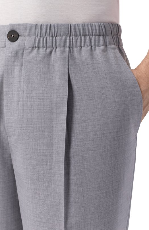 Шерстяные брюки 12 STOREEZ 136039 Серый  136039 Фото 5