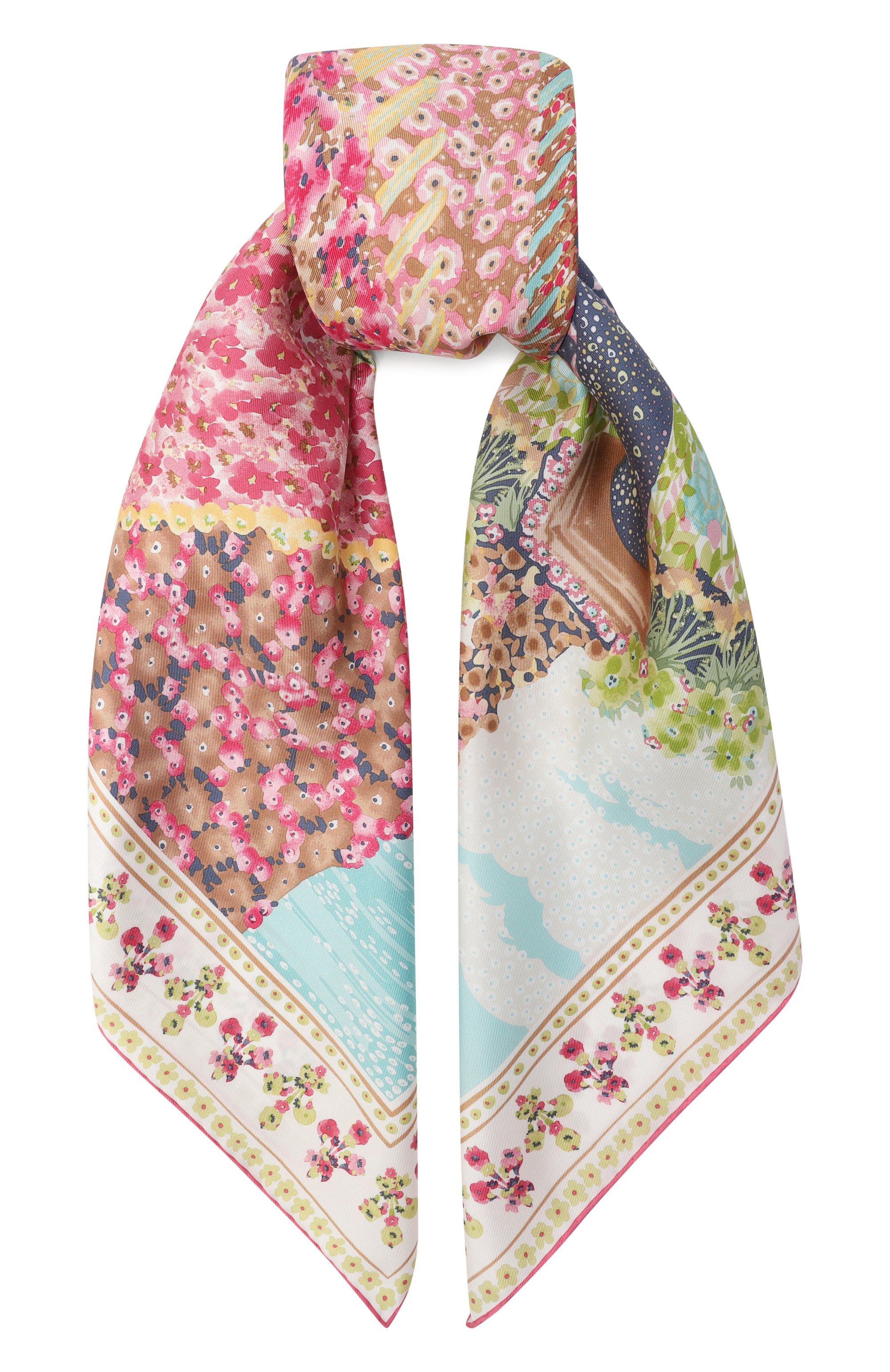 Шелковый платок FERRAGAMO, арт. 310220/793, фото 1