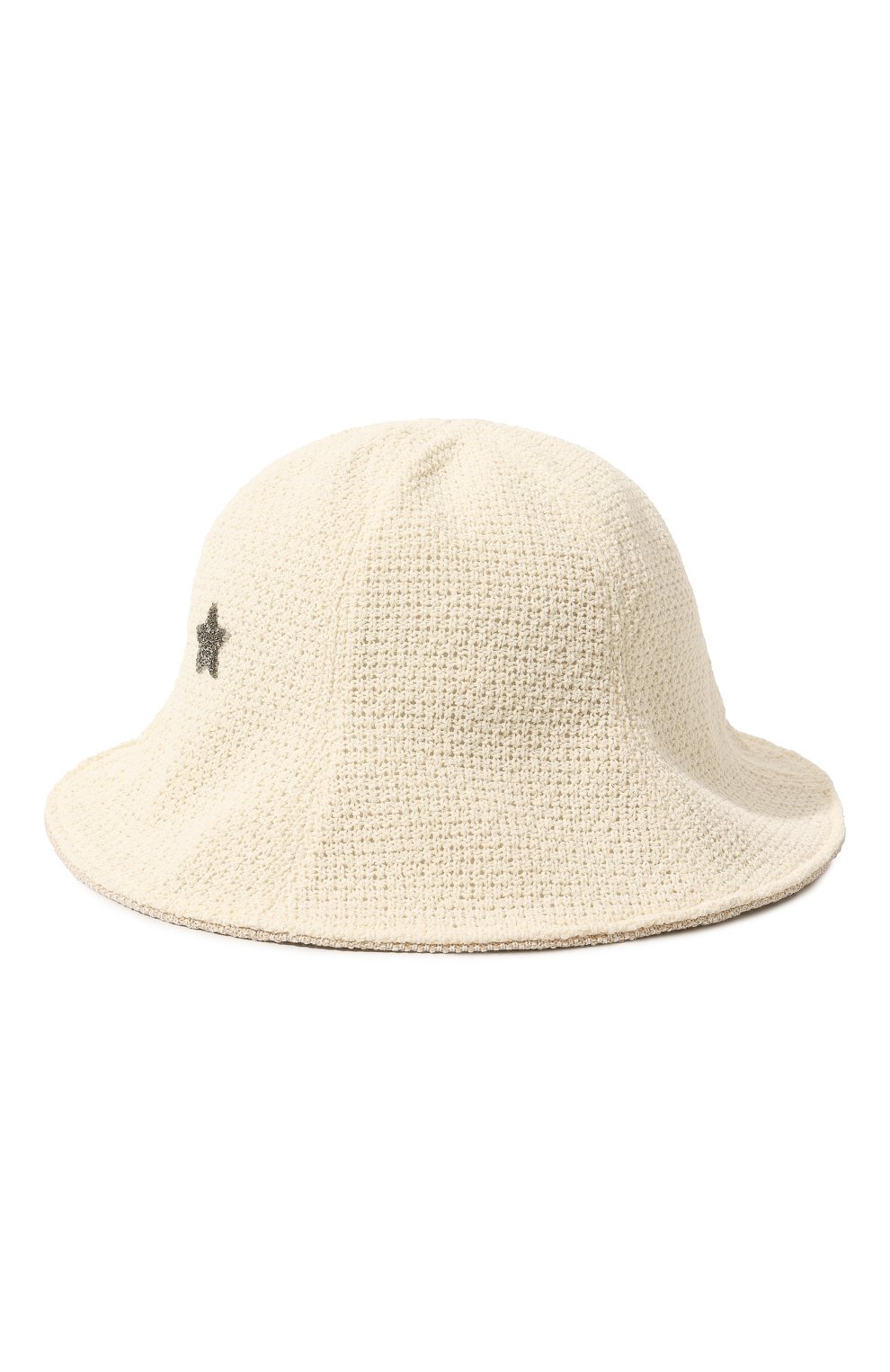 Хлопковая панама LORENA ANTONIAZZI кремового цвета по цене 42850 руб., арт. P23215CE05A/1329, фото 3 Хлопковая панама LORENA ANTONIAZZI, арт. P23215CE05A/1329, фото 3