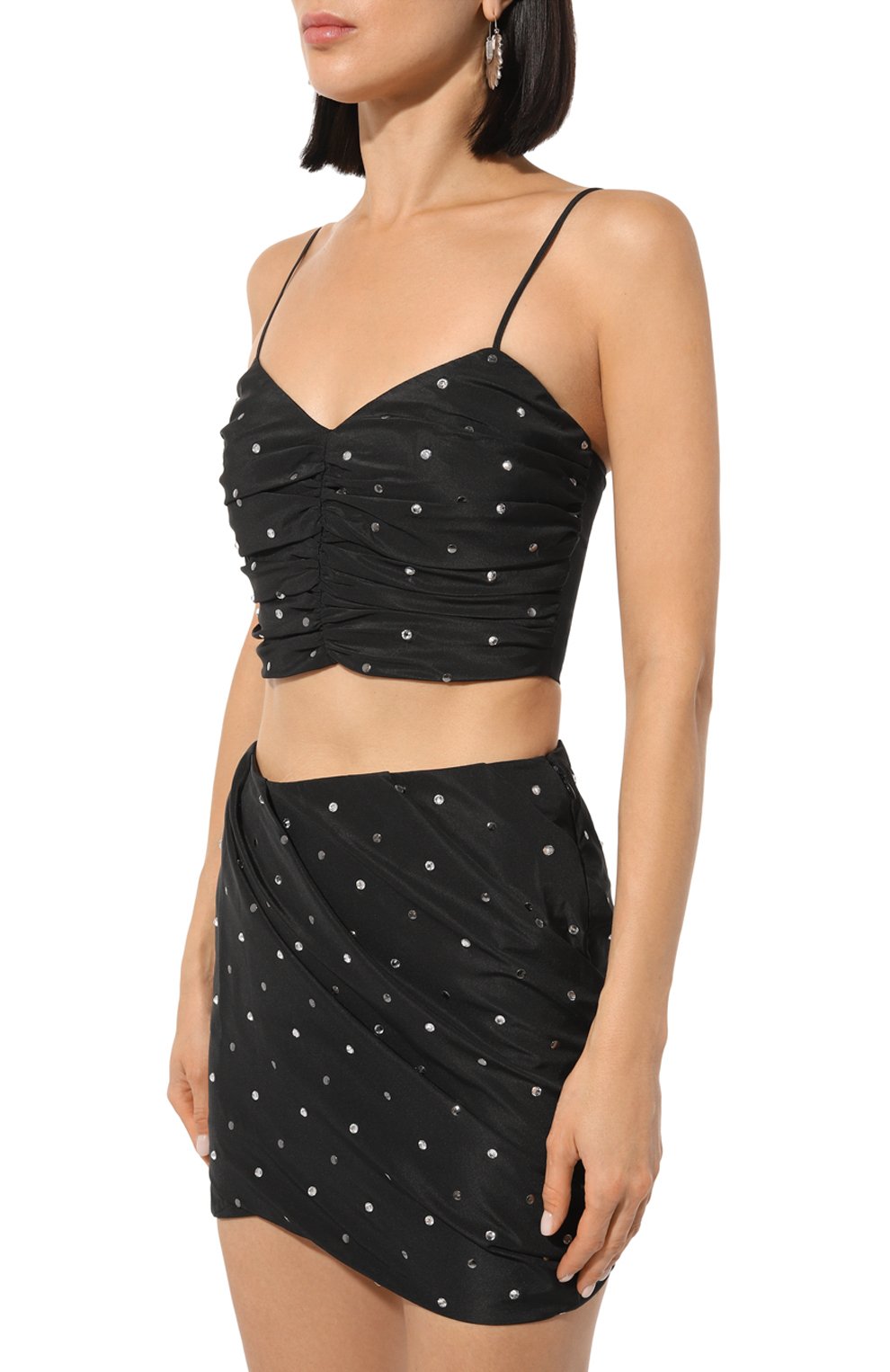 Топ с отделкой стразами PINKO, арт. 103812/A1ZZ, фото 3