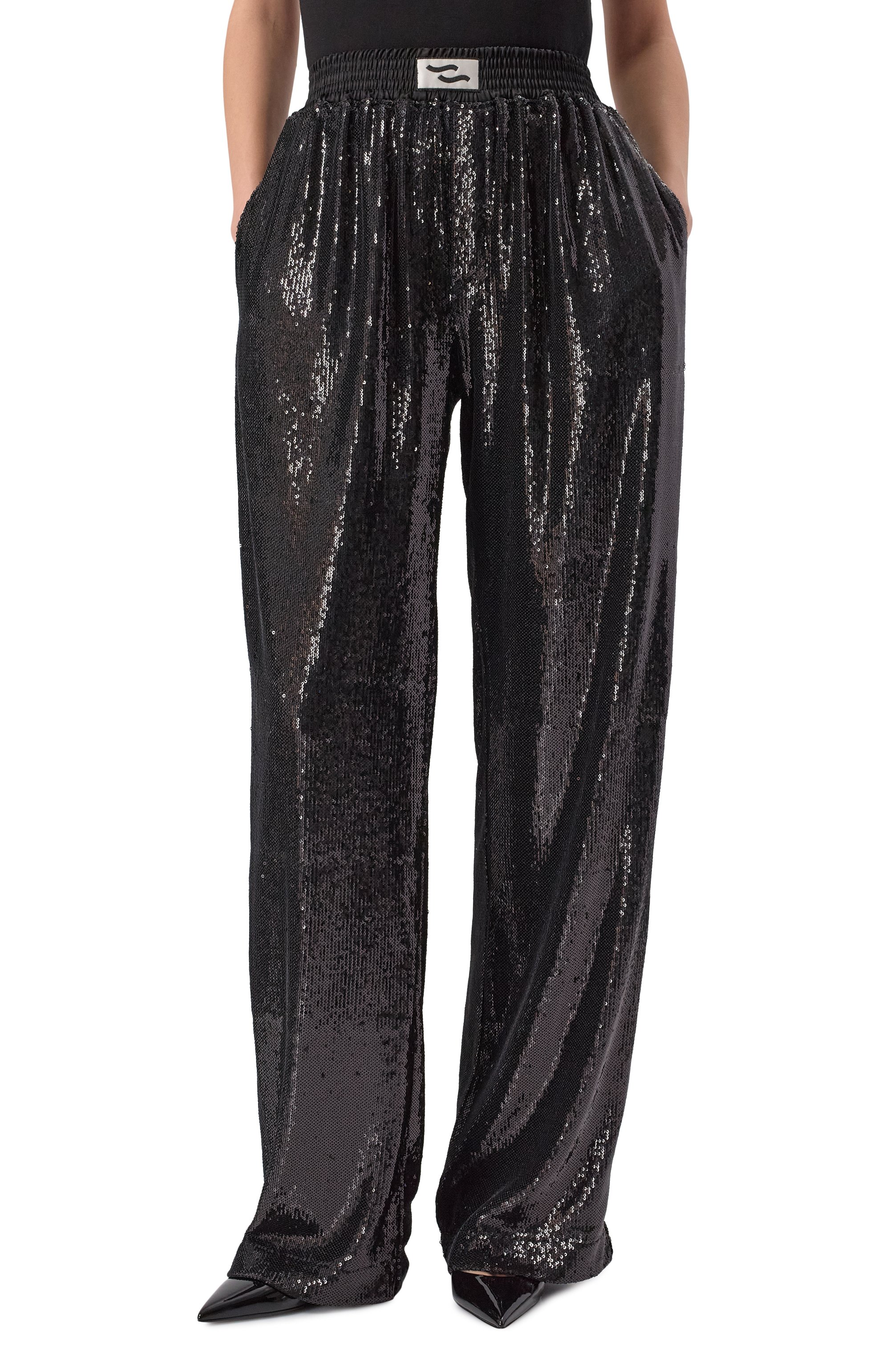 Брюки с отделкой пайетками SSHEENA, арт. 25SSPRUSLAN TS25007, фото 3