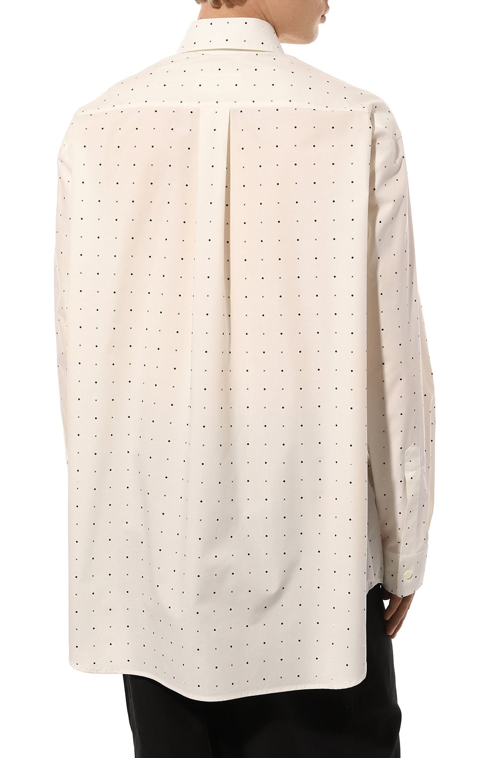 Хлопковая рубашка MM6, арт. S52DT0022/S78157, фото 4