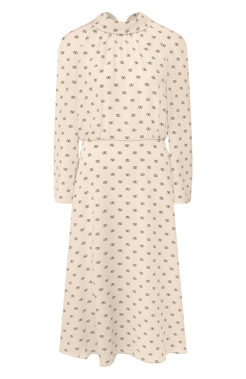 Шелковое платье VALENTINO белого цвета по цене 399500 руб., арт. SB3VAN304NJ, фото 1 Шелковое платье VALENTINO, арт. SB3VAN304NJ, фото 1