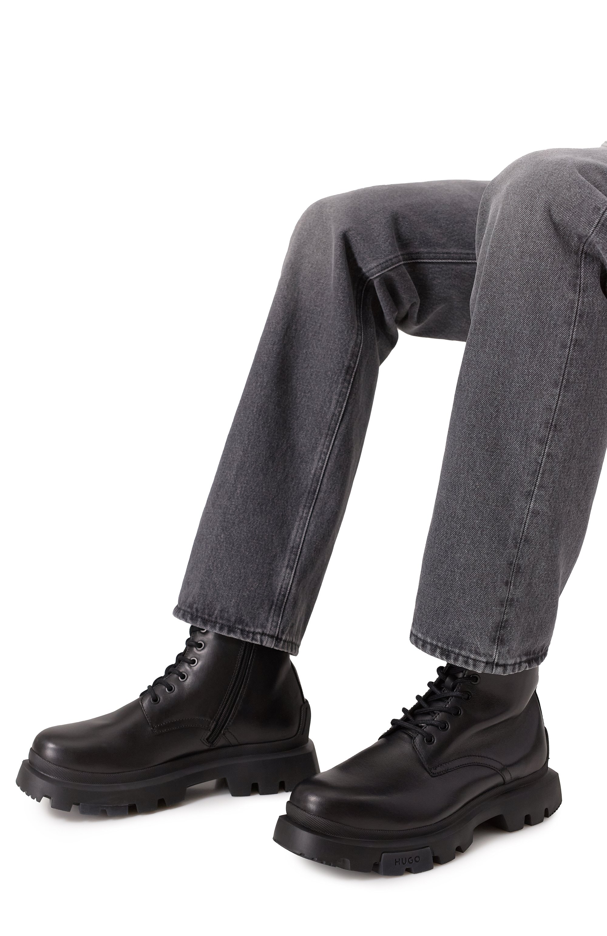 Кожаные ботинки fabyan HUGO, арт. 50553766, фото 3
