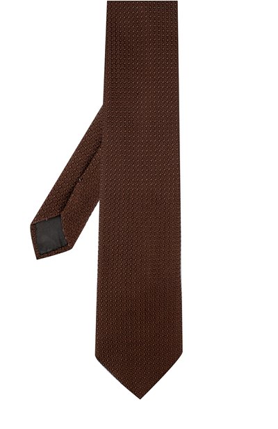 Шелковый вязаный галстук LANVIN, арт. 1208, фото 2