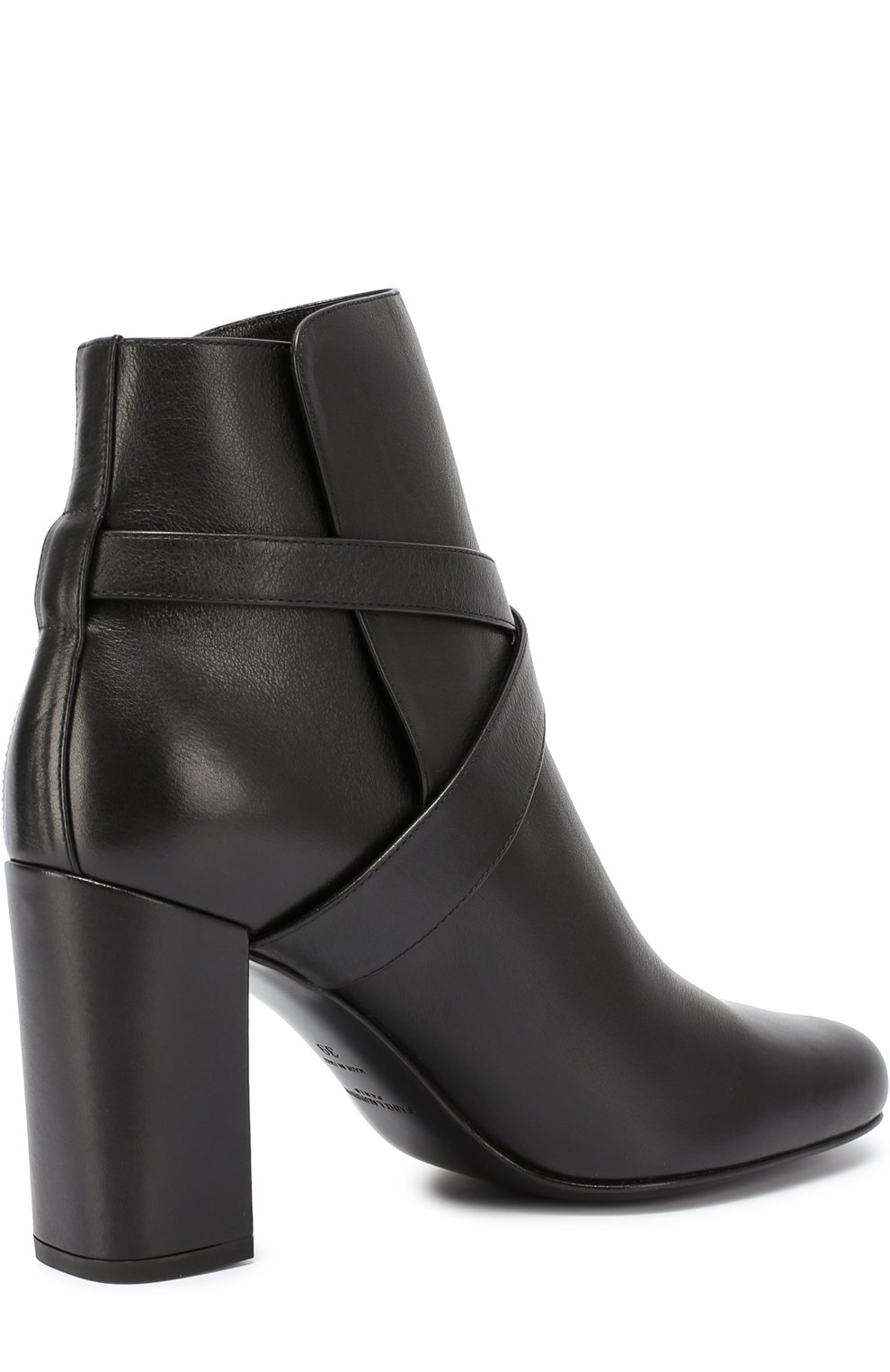 Кожаные ботильоны babies с ремешками SAINT LAURENT, арт. 447330/CY500, фото 5