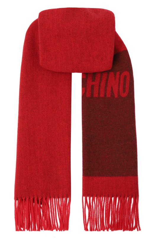 Шерстяной шарф Moschino 50239/M5857 Красный 50239/M5857