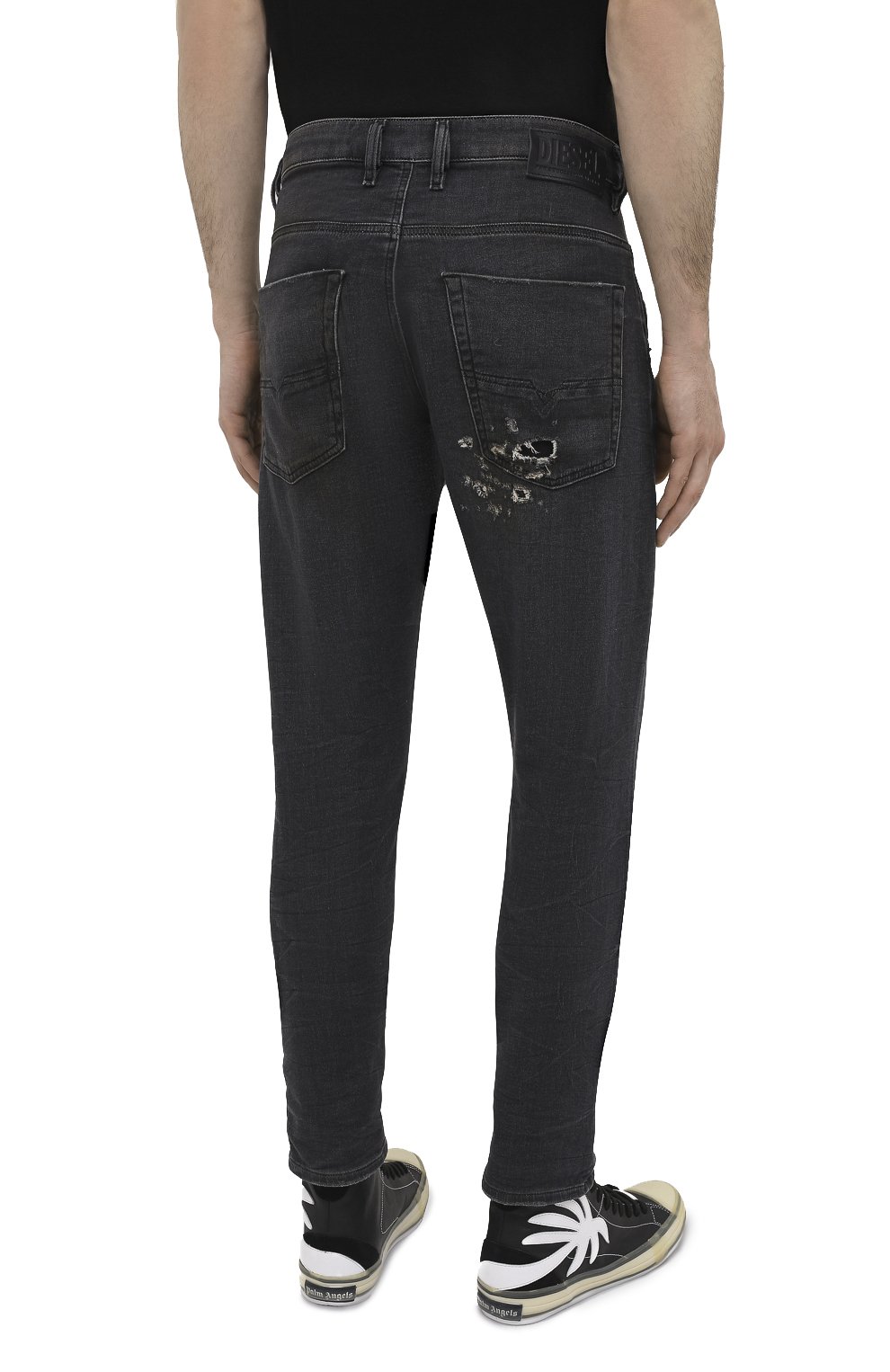 Джинсы DIESEL темно-серого цвета по цене 36950 руб., арт. A00879/069SX, фото 4 Джинсы DIESEL, арт. A00879/069SX, фото 4