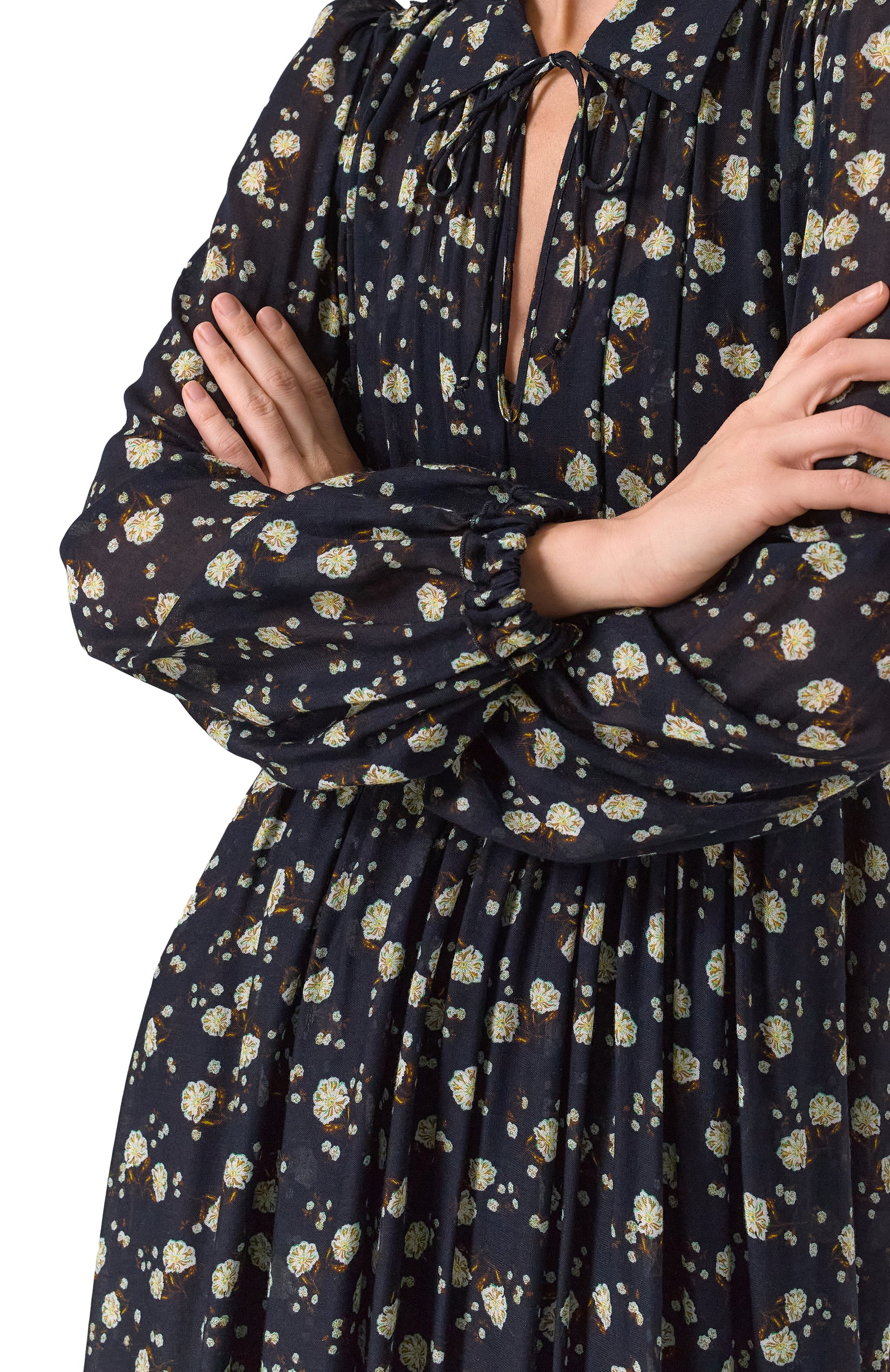 Платье из вискозы и шерсти DOROTHEE SCHUMACHER, арт. 846404, фото 5