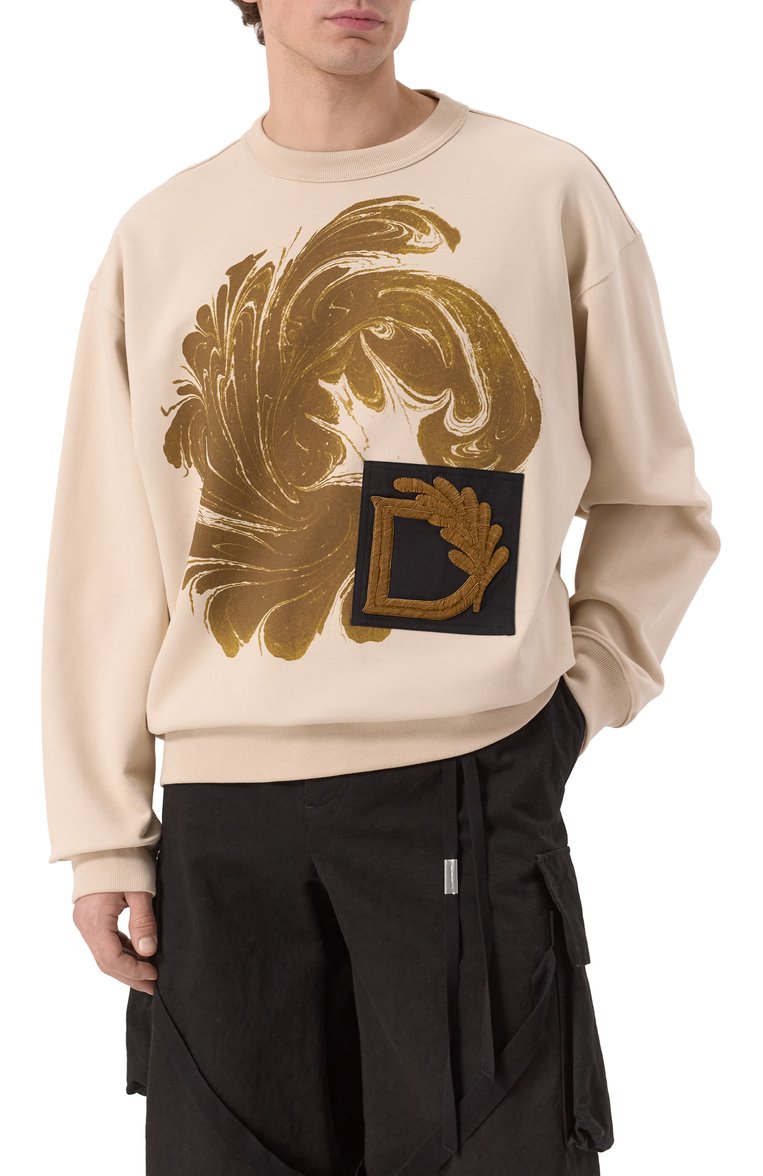 Хлопковый свитшот DRIES VAN NOTEN, �арт. 251-021166-1610, фото 1