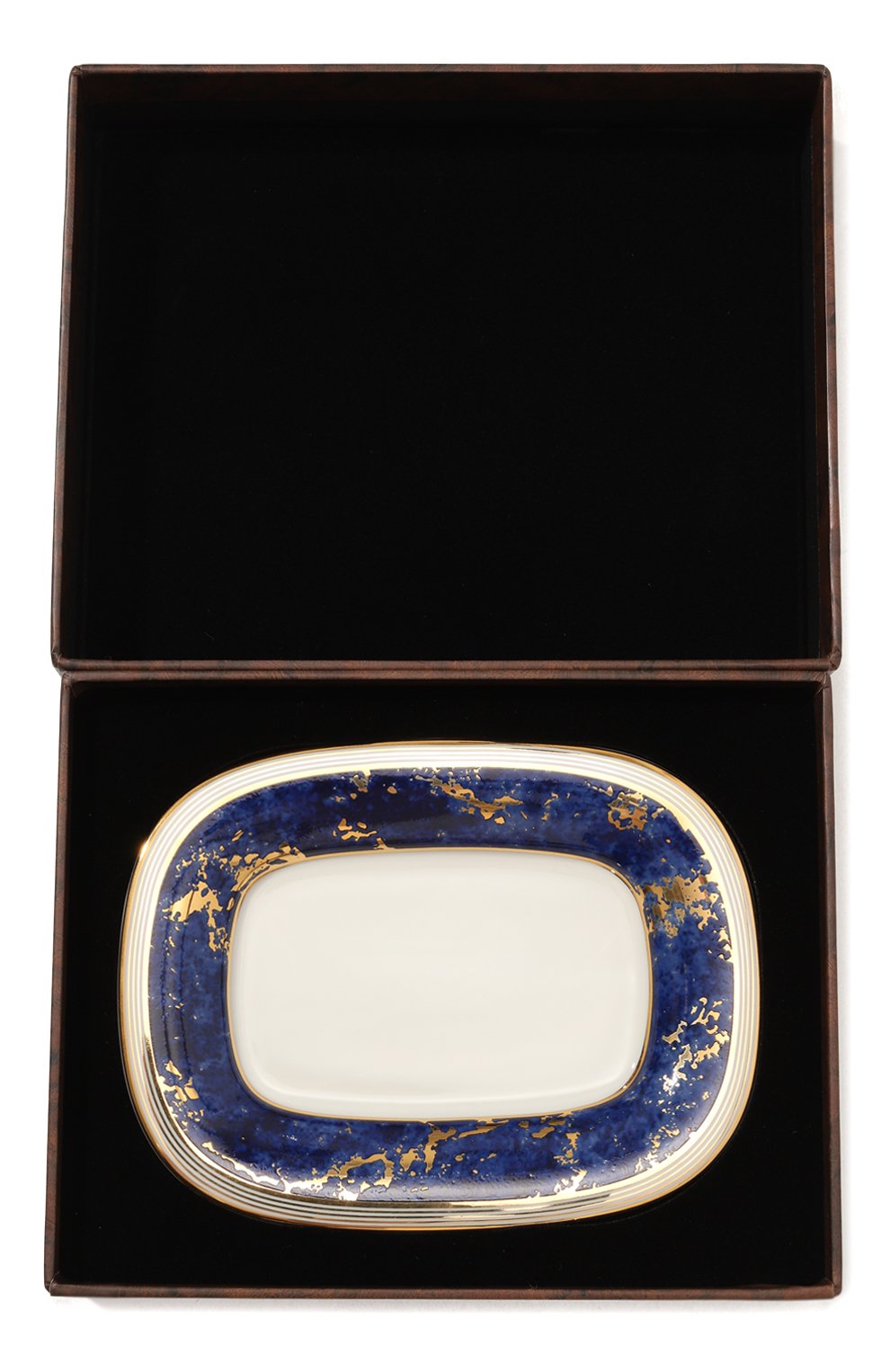 Поднос овальный маленький STEFANO RICCI темно-синего цвета по цене 58600 руб., арт. 0V01612/LAPIS2, фото 5 Поднос овальный маленький STEFANO RICCI, арт. 0V01612/LAPIS2, фото 5