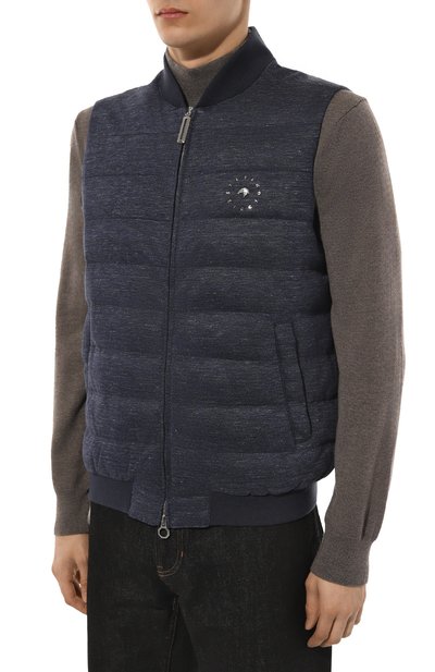 Жилет из шелка и льна STEFANO RICCI, арт. MZJ4100020/PPKL03, фото 3