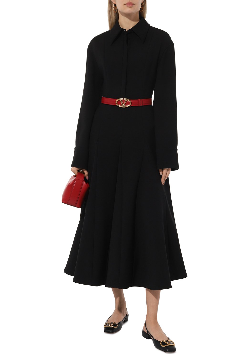 Шерстяное платье VALENTINO, арт. 5B0VABB08WM, фото 2