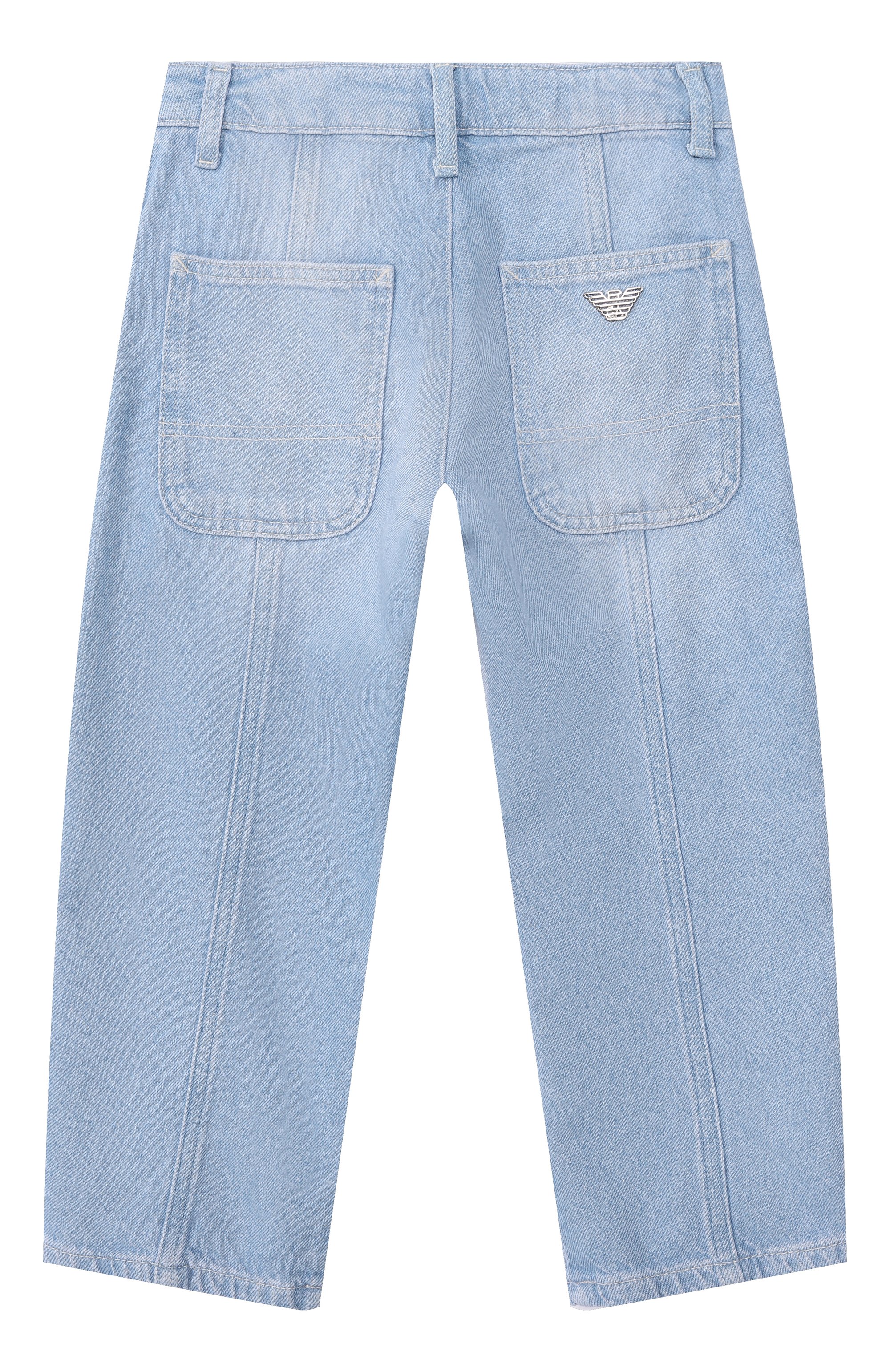 Джинсы EMPORIO ARMANI голубого цвета по цене 23900 руб., арт. EB000935/AF21778, фото 2 Джинсы EMPORIO ARMANI, арт. EB000935/AF21778, фото 2